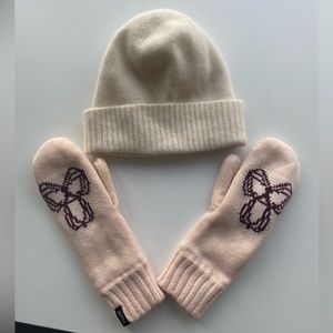 Winter mittens set - gloves and beanies